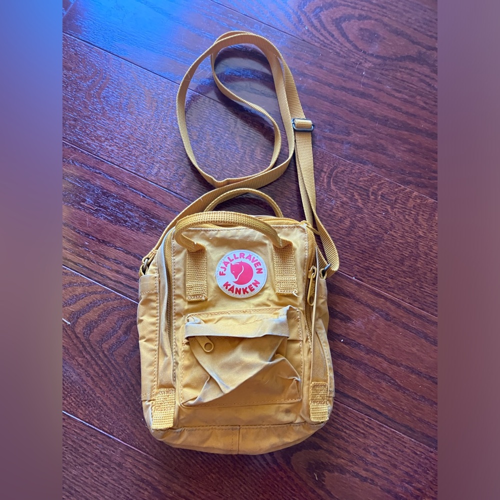 Fjallraven Kanken Yellow Crossbody Sling Bag